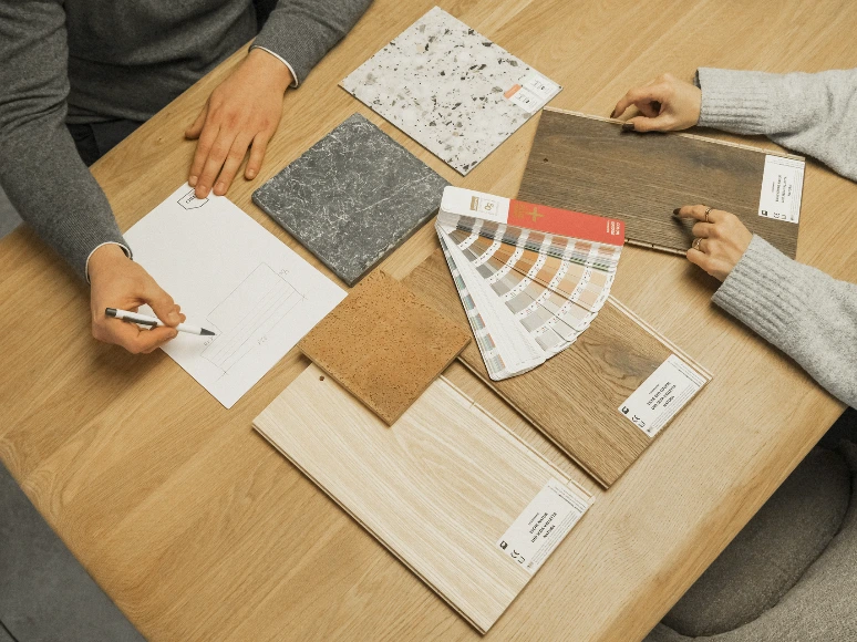 Parkett und Beratung in unserem Ausstellungsraum