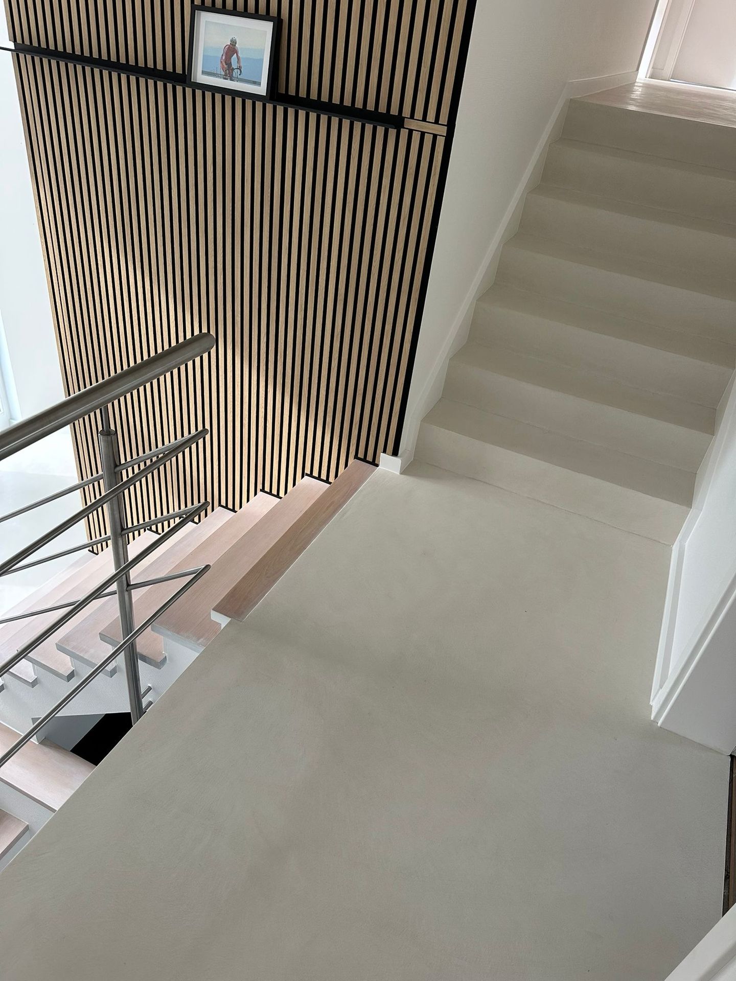 Boden und Treppe in Mikrozement