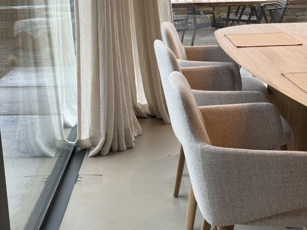 Mikrozement im Schlafzimmer 