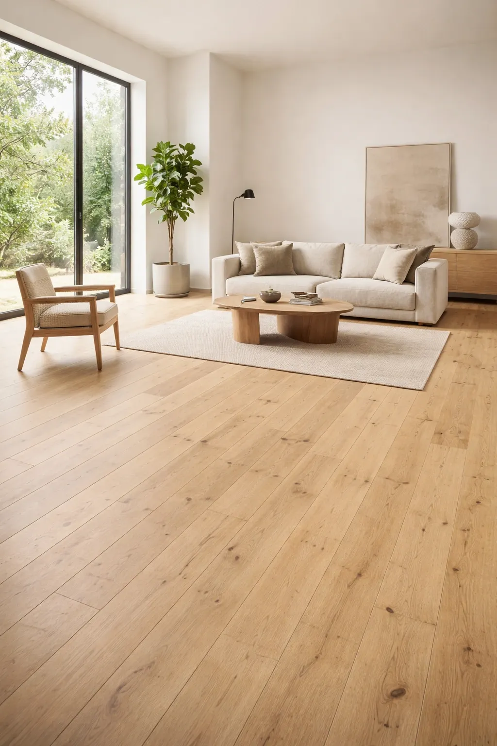 Landhausdiele Eiche Classic transparent lackiert