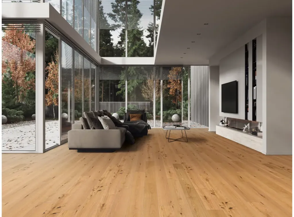 HARO Parkett 4000 Landhausdiele 180 4V Eiche Sauvage strukturiert naturaLin plus Top Connect