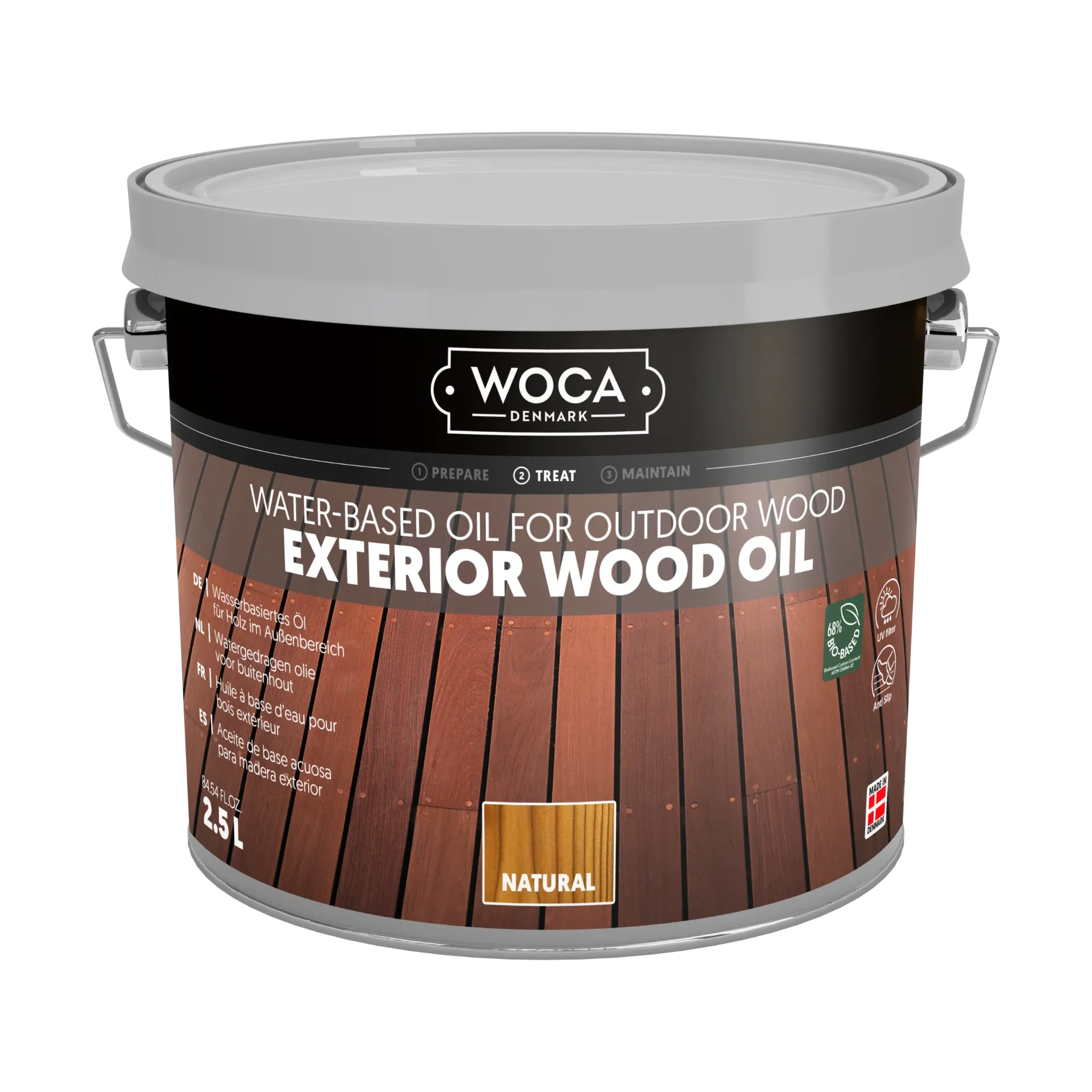 WOCA Exterior Wood Oil Natur – 3 L